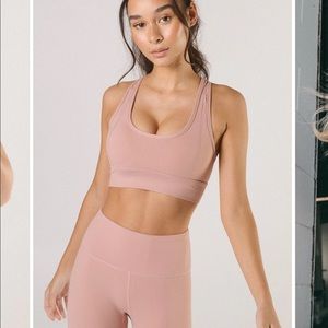 SASKI COLLECTION Dusty Pink Sports Bra